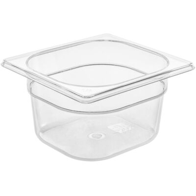 Vega Contenitore gastronorm 1/6 Trigno ; GN 1/6, 1.6 l, 17.6x16.2x10 cm (LxLxP); trasparente Vega Contenitore gastronorm 1/6 Trigno ; GN 1/6, 1.6 l, 17.6x16.2x10 cm (LxLxP); trasparente