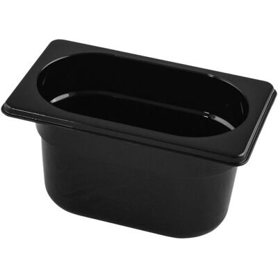 Vega Contenitore gastronorm 1/9 Nero ; GN 1/9, 0.9 l, 17.6x10.8x10 cm (LxLxP); nero Vega Contenitore gastronorm 1/9 Nero ; GN 1/9, 0.9 l, 17.6x10.8x10 cm (LxLxP); nero