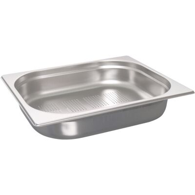Schneider Contenitore gastronorm 1/2 in acciaio inox ; GN 1/2, 3.8 l, 6.5 cm (P); acciaio inox Schneider Contenitore gastronorm 1/2 in acciaio inox ; GN 1/2, 3.8 l, 6.5 cm (P); acciaio inox