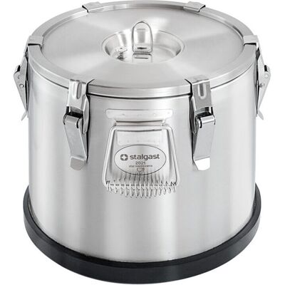 Stalgast Contenitore termico in acciaio inox ; 20000 ml, 37x33 cm (HxØ); argento Stalgast Contenitore termico in acciaio inox ; 20000 ml, 37x33 cm (HxØ); argento