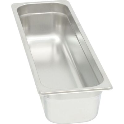 Stalgast Contenitori gastronorm in acciaio inox serie STANDARD ; GN 2/4, 1.75 l, 53x16.2x4 cm (LxLxP); argento Stalgast Contenitori gastronorm in acciaio inox serie STANDARD ; GN 2/4, 1.75 l, 53x16.2x4 cm (LxLxP); argento