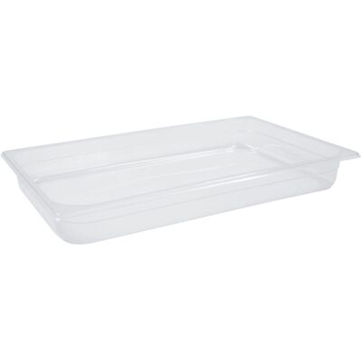 Schneider Contenitore gastronorm 1/1 in polipropilene ; GN 1/1, 9 l, 6.5 cm (P); trasparente Schneider Contenitore gastronorm 1/1 in polipropilene ; GN 1/1, 9 l, 6.5 cm (P); trasparente