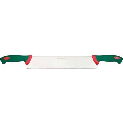 Sanelli Coltello da formaggio PREMANA a 2 manici, impugnatura ergonomica, lunghezza lama 36 cm ; 36 cm (L); verde Sanelli Coltello da formaggio PREMANA a 2 manici, impugnatura ergonomica, lunghezza lama 36 cm ; 36 cm (L); verde