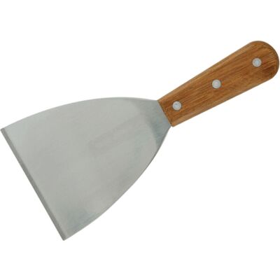 Stalgast Spatola con manico in legno, acciaio inossidabile, lunghezza 22 cm ; 21.5x10 cm (LxL); argento Stalgast Spatola con manico in legno, acciaio inossidabile, lunghezza 22 cm ; 21.5x10 cm (LxL); argento