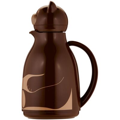 Helios Caraffa termica Thermo-Bear 1,0 l ; 1000 ml, 26.8 cm (H); marrone Helios Caraffa termica Thermo-Bear 1,0 l ; 1000 ml, 26.8 cm (H); marrone