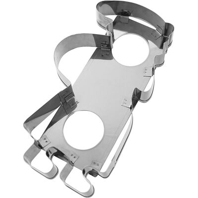 Schneider Tagliapasta Babbo Natale ; 23x12.5x3 cm (LxLxH); acciaio inox Schneider Tagliapasta Babbo Natale ; 23x12.5x3 cm (LxLxH); acciaio inox