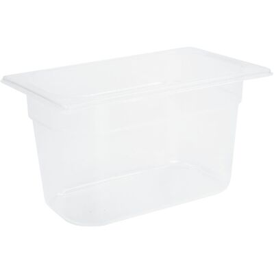Schneider Contenitore gastronorm 1/4 in polipropilene ; GN 1/4, 3.8 l, 15 cm (P); trasparente Schneider Contenitore gastronorm 1/4 in polipropilene ; GN 1/4, 3.8 l, 15 cm (P); trasparente
