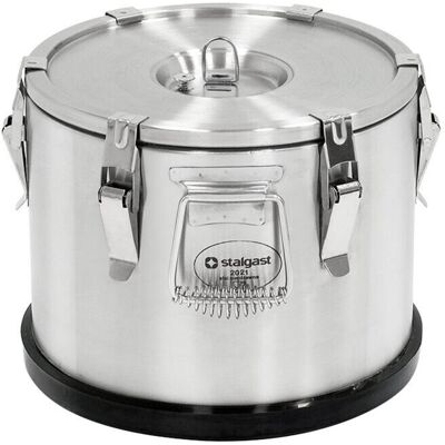 Stalgast Contenitore termico in acciaio inox ; 15000 ml, 29.5x33 cm (HxØ); argento Stalgast Contenitore termico in acciaio inox ; 15000 ml, 29.5x33 cm (HxØ); argento