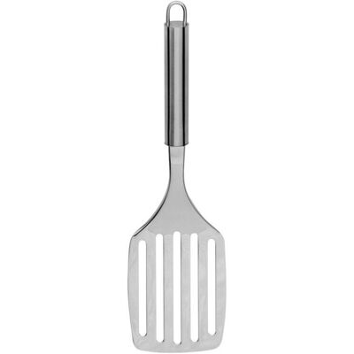Stalgast Spatola con scanalatura, manico rotondo, lunghezza 32 cm ; 32 cm (L); argento Stalgast Spatola con scanalatura, manico rotondo, lunghezza 32 cm ; 32 cm (L); argento