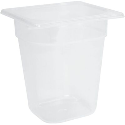 Schneider Contenitore gastronorm 1/6 polipropilene ; GN 1/6, 2.8 l, 20 cm (P); trasparente Schneider Contenitore gastronorm 1/6 polipropilene ; GN 1/6, 2.8 l, 20 cm (P); trasparente