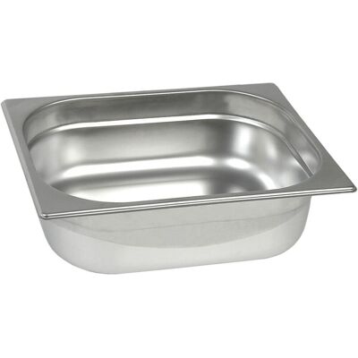 Stalgast Contenitori gastronorm in acciaio inox serie BASIC ; GN 1/2, 6 l, 32.5x26.5x10 cm (LxLxP); argento Stalgast Contenitori gastronorm in acciaio inox serie BASIC ; GN 1/2, 6 l, 32.5x26.5x10 cm (LxLxP); argento