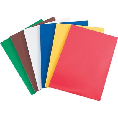 Stalgast Set di taglieri HACCP, gastronorm 1/1, liscio, in polietilene ; 32.5x53x1 cm (LxLxH); multicolore Stalgast Set di taglieri HACCP, gastronorm 1/1, liscio, in polietilene ; 32.5x53x1 cm (LxLxH); multicolore