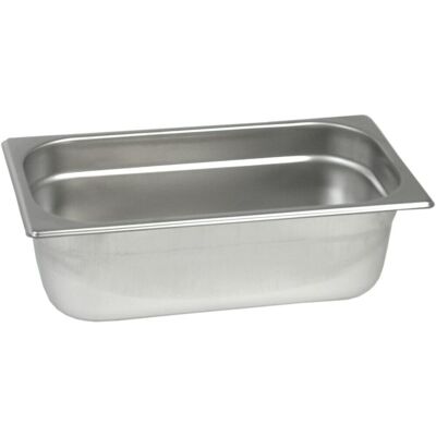 Stalgast Contenitori gastronorm serie BASIC, gastronorm 1/3 ; GN 1/3, 3.7 l, 32.5x17.6x10 cm (LxLxP); argento Stalgast Contenitori gastronorm serie BASIC, gastronorm 1/3 ; GN 1/3, 3.7 l, 32.5x17.6x10 cm (LxLxP); argento