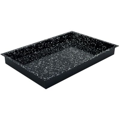 Schneider Teglia da forno gastronorm 2/3 smalto granito ; 60x40x6 cm (LxLxH); nero; rettangolare Schneider Teglia da forno gastronorm 2/3 smalto granito ; 60x40x6 cm (LxLxH); nero; rettangolare
