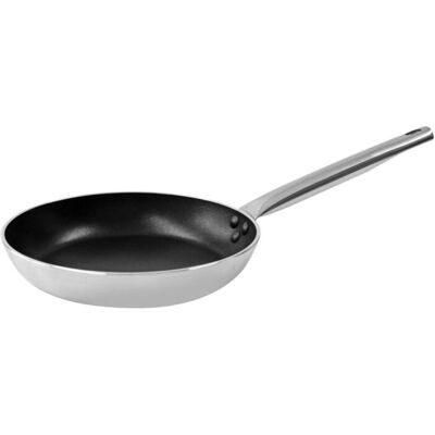 Schneider Padella in alluminio antiaderente ; 1400 ml, 24x3.5 cm (ØxH); argento Schneider Padella in alluminio antiaderente ; 1400 ml, 24x3.5 cm (ØxH); argento