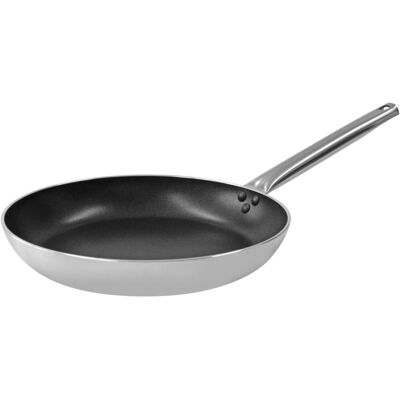 Schneider Padella in alluminio antiaderente ; 2850 ml, 32x4.7 cm (ØxH); acciaio inox Schneider Padella in alluminio antiaderente ; 2850 ml, 32x4.7 cm (ØxH); acciaio inox