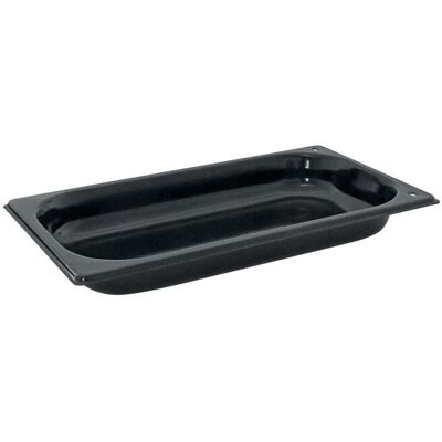 Schneider Teglia da forno gastronorm 1/2 ; GN 1/3, 32.5x17.6x4 cm (LxLxH); nero; rettangolare Schneider Teglia da forno gastronorm 1/2 ; GN 1/3, 32.5x17.6x4 cm (LxLxH); nero; rettangolare