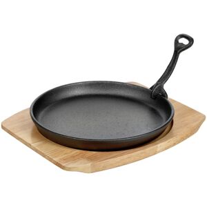 Pulsiva Piatto in ghisa per carne - Manico rimovibile, 22cm, Nero - Pentole Pulsiva Piatto in ghisa per carne - Manico rimovibile, 22cm, Nero - Pentole