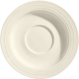 Vega Skyline Piattino in Bone China per Cappuccino - 15cm Crema Bianca Vega Skyline Piattino in Bone China per Cappuccino - 15cm Crema Bianca