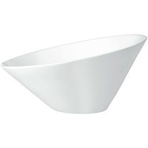 Vega Aleria Set Ciotole Bianche - Design Moderno Inclinato Vega Aleria Set Ciotole Bianche - Design Moderno Inclinato