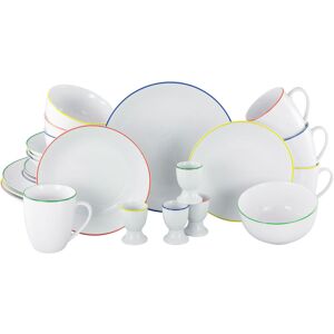 CreaTable Luna Set di stoviglie multicolore - 24 pezzi per 4 persone CreaTable Luna Set di stoviglie multicolore - 24 pezzi per 4 persone