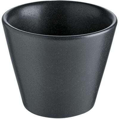 Vega Masca Ciotola Conica - Ceramica, Nero, 50ml Vega Masca Ciotola Conica - Ceramica, Nero, 50ml