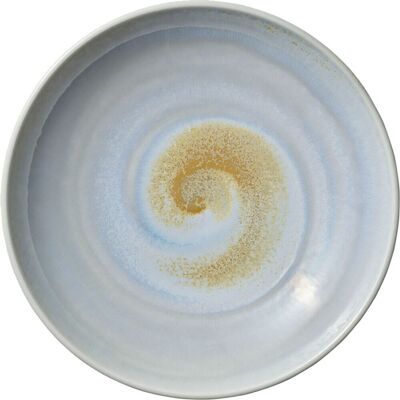 Piatto da Cena Heart & Soul Blu Chiaro Bianco Oro - Dinner Plate Piatto da Cena Heart & Soul Blu Chiaro Bianco Oro - Dinner Plate