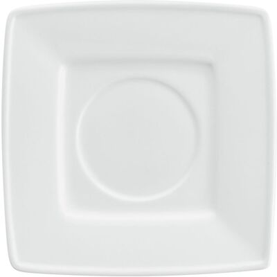 Set di Piatti Bianchi Quadrati Pulsiva - 15,5x15,5 cm - Moderno, Microonde Set di Piatti Bianchi Quadrati Pulsiva - 15,5x15,5 cm - Moderno, Microonde