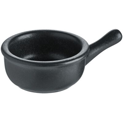 Vega Mini Padella - Ceramica Opaca Nera - 40ml, 6.5x2.5cm - Mini Padella Vega Mini Padella - Ceramica Opaca Nera - 40ml, 6.5x2.5cm - Mini Padella