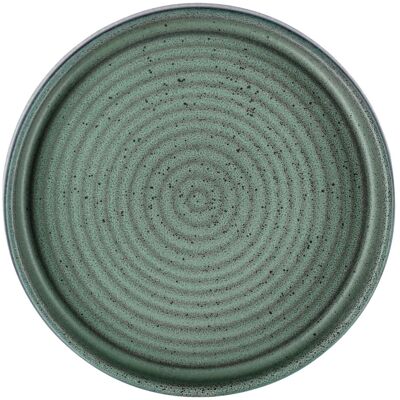 Vega 4x Piatto Snug con bordo basso; 13.5x2 cm (ØxH); verde; rotonda; 4 pz. / Pacco Vega 4x Piatto Snug con bordo basso; 13.5x2 cm (ØxH); verde; rotonda; 4 pz. / Pacco