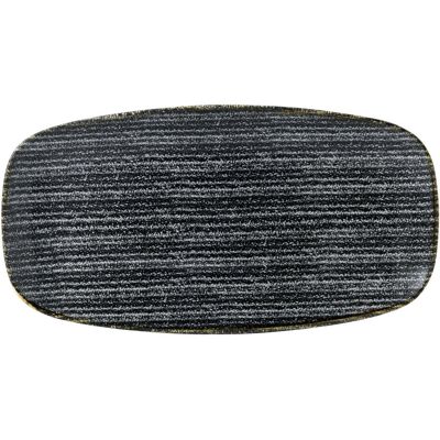 Piatto Rettangolare Nero Charcoal Churchill - 6 pz Piatto Rettangolare Nero Charcoal Churchill - 6 pz