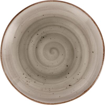 Vega - Nebro - Grigio - 20 cm - Piatto Vega - Nebro - Grigio - 20 cm - Piatto