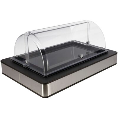 Vega Vetrina salvafreschezza Fundale antracite melamina nera 1/1 ; Misura GN 1/1, 63x42.5x27.4 cm (LxLxH); acciaio inox/antracite/nero/trasparente; rettangolare Vega Vetrina salvafreschezza Fundale antracite melamina nera 1/1 ; Misura GN 1/1, 63x42.5x27.4 cm (LxLxH); acciaio inox/antracite/nero/trasparente; rettangolare