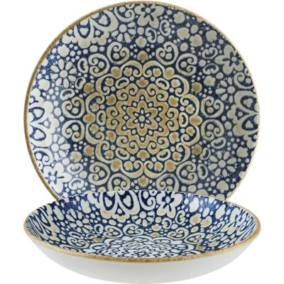 Bonna Piatto fondo Alhambra - Design vintage orientale Bonna Piatto fondo Alhambra - Design vintage orientale