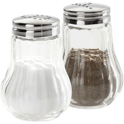Set di Macinini per Spezie Pulsiva - 50ml, 4 pezzi, argento/trasparente Set di Macinini per Spezie Pulsiva - 50ml, 4 pezzi, argento/trasparente