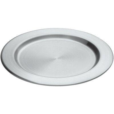 Vega Argento Sottobicchiere in Acciaio Inox - Rotondo 11,8cm Vega Argento Sottobicchiere in Acciaio Inox - Rotondo 11,8cm