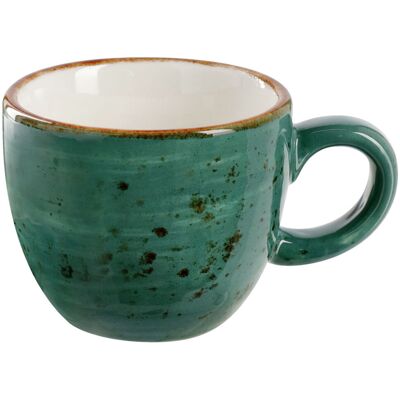 Vega Tazza espresso Nebro - Tazza in porcellana con aspetto rustico, 100ml, 6 pz. Vega Tazza espresso Nebro - Tazza in porcellana con aspetto rustico, 100ml, 6 pz.