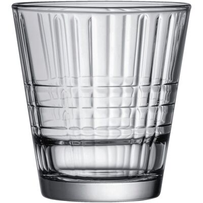 Arcoroc Tumbler Stack up Cross ; 260 ml, 8x9.2 cm (ØxH); trasparente; 6 pz. / Pacco Arcoroc Tumbler Stack up Cross ; 260 ml, 8x9.2 cm (ØxH); trasparente; 6 pz. / Pacco