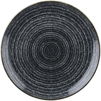 Piatto Churchill Studio Prints Nero Carbonio - Rotondo 12 pezzi Piatto Churchill Studio Prints Nero Carbonio - Rotondo 12 pezzi