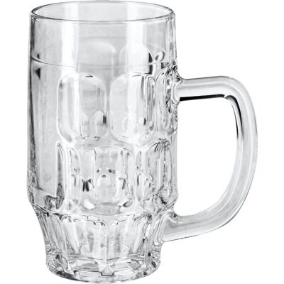 Borgonovo Boccale da birra Rosy con marcatura ; 560 ml, 8x14.9 cm (ØxH); trasparente; 0.4 l Segno di riempimento, 6 pz. / Pacco Borgonovo Boccale da birra Rosy con marcatura ; 560 ml, 8x14.9 cm (ØxH); trasparente; 0.4 l Segno di riempimento, 6 pz. / Pacco