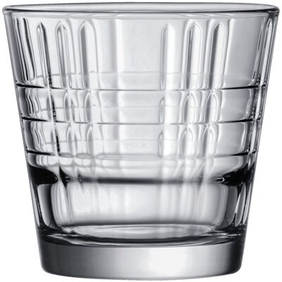 Arcoroc Tumbler Stack up Cross ; 210 ml, 8x8 cm (ØxH); trasparente; 6 pz. / Pacco Arcoroc Tumbler Stack up Cross ; 210 ml, 8x8 cm (ØxH); trasparente; 6 pz. / Pacco