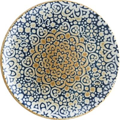 Bonna Piatto piano Alhambra ; 21 cm (Ø); blu/bianco/marrone; rotonda; 12 pz. / Pacco Bonna Piatto piano Alhambra ; 21 cm (Ø); blu/bianco/marrone; rotonda; 12 pz. / Pacco