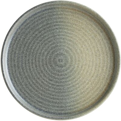 Bonna Piatto piano bordo alto Hornfels Ripple ; 28x1.9 cm (ØxH); grigio; rotonda; 6 pz. / Pacco Bonna Piatto piano bordo alto Hornfels Ripple ; 28x1.9 cm (ØxH); grigio; rotonda; 6 pz. / Pacco
