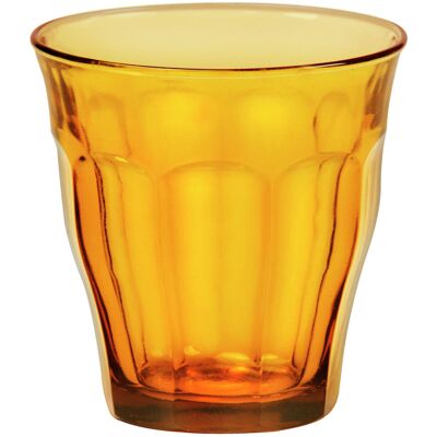 Set di Bicchieri Ambra Duralex Picardie - 250ml, 6 Pezzi Set di Bicchieri Ambra Duralex Picardie - 250ml, 6 Pezzi