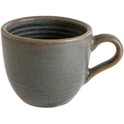 Bonna Tazza da espresso Hornfels Ripple ; 100 ml, 6.3x5.4 cm (ØxH); grigio; 6 pz. / Pacco Bonna Tazza da espresso Hornfels Ripple ; 100 ml, 6.3x5.4 cm (ØxH); grigio; 6 pz. / Pacco