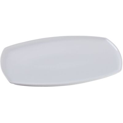 Piatto in porcellana bianca Pulsiva - Adatto microonde, lavastoviglie - 23,5x15,5 cm Piatto in porcellana bianca Pulsiva - Adatto microonde, lavastoviglie - 23,5x15,5 cm