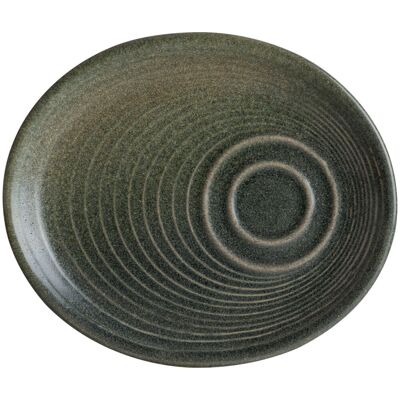 Bonna Piattino tazza cappuccino Hornfels Ripple ; 20x17x2 cm (LxLxH); grigio; 12 pz. / Pacco Bonna Piattino tazza cappuccino Hornfels Ripple ; 20x17x2 cm (LxLxH); grigio; 12 pz. / Pacco