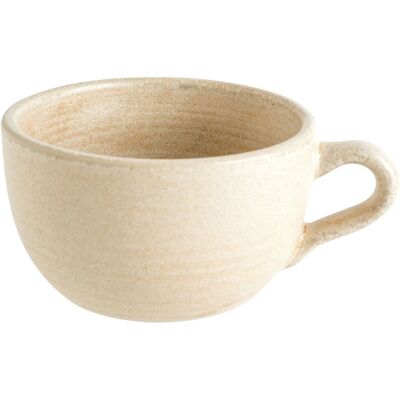 Bonna Tazza cappuccino Mirage Ripple ; 205 ml, 9.7x5.5 cm (ØxH); beige; 6 pz. / Pacco Bonna Tazza cappuccino Mirage Ripple ; 205 ml, 9.7x5.5 cm (ØxH); beige; 6 pz. / Pacco