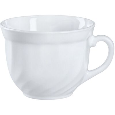 Arcoroc Tazza cappuccino Trianon ; 220 ml, 8.7x6.6 cm (ØxH); bianco; rotonda; 6 pz. / Pacco Arcoroc Tazza cappuccino Trianon ; 220 ml, 8.7x6.6 cm (ØxH); bianco; rotonda; 6 pz. / Pacco