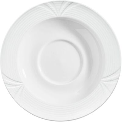PULSIVA Piattino cappuccino Rena - 15.5 cm (Ø) - Bianco - Rotondo - 6 pz. PULSIVA Piattino cappuccino Rena - 15.5 cm (Ø) - Bianco - Rotondo - 6 pz.